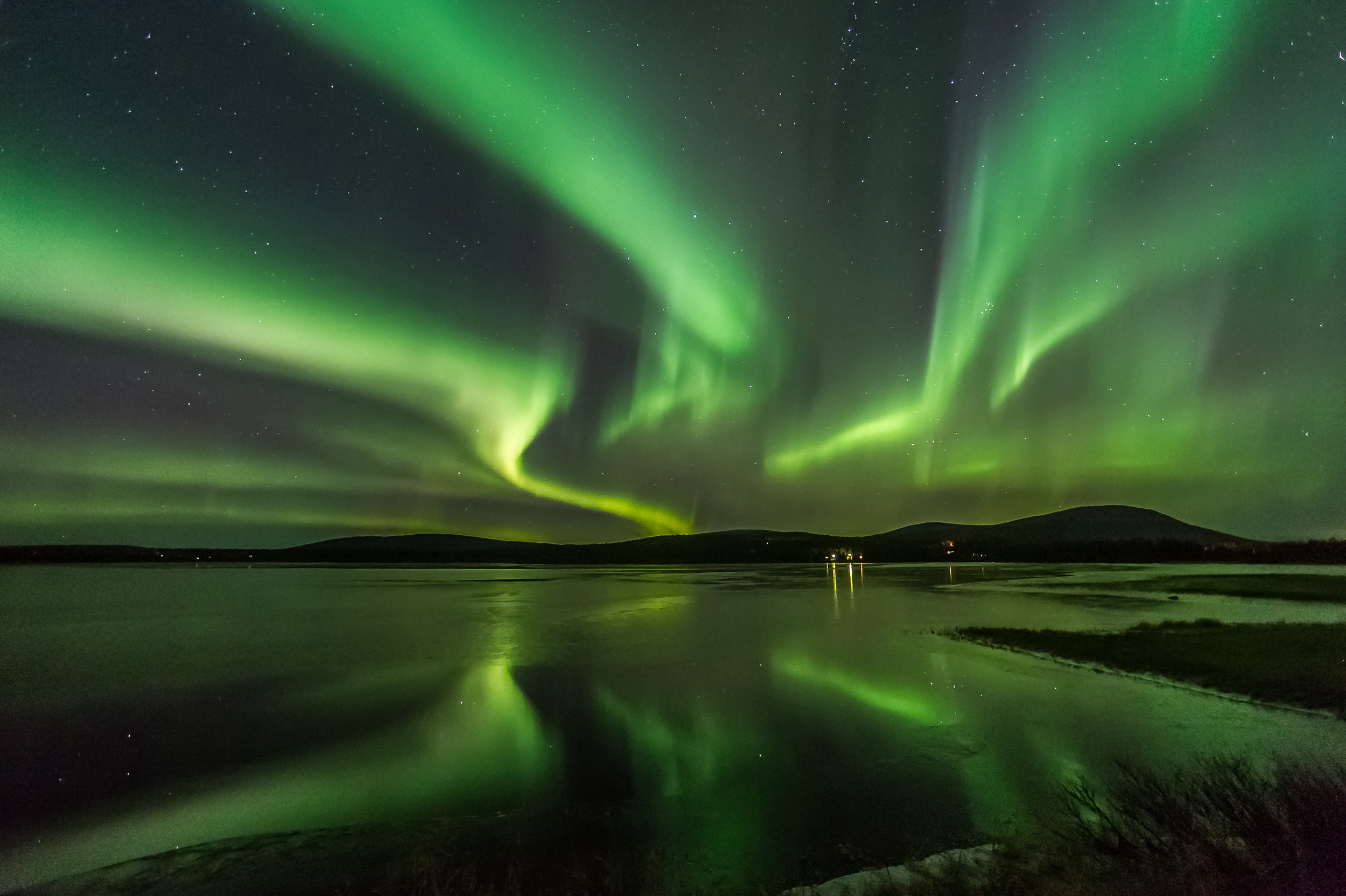I periodi migliori per vedere l'aurora boreale in Finlandia